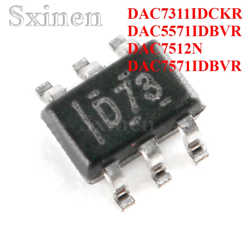 10PCS/LOT DAC7311IDCKR DAC5571IDBVR DAC7512N  DAC7571IDBVR