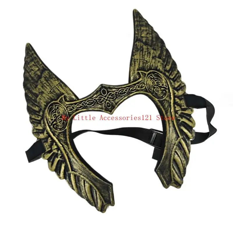 قناع وجه بلاستيكي مفصل من Anime Convention ملحق زي تنكري للنساء والفتيات #4