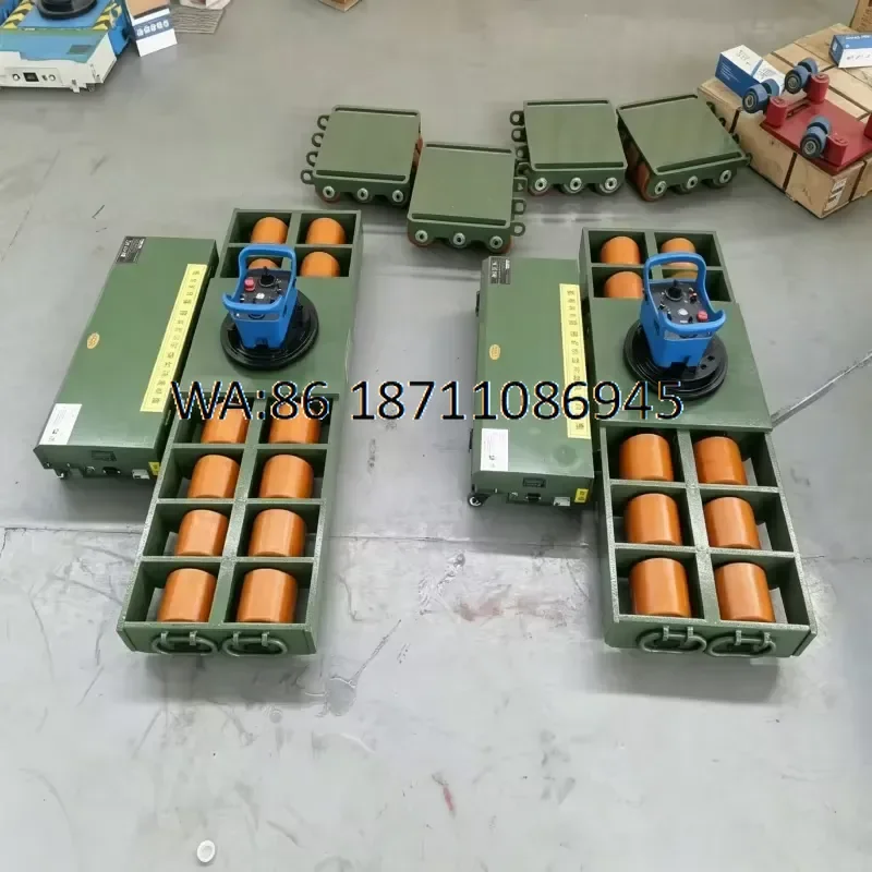 for Heavy Load 50T Cargo Rigger Moving Skates Self Propelled Skates with Powerful Drive for Industrial Use