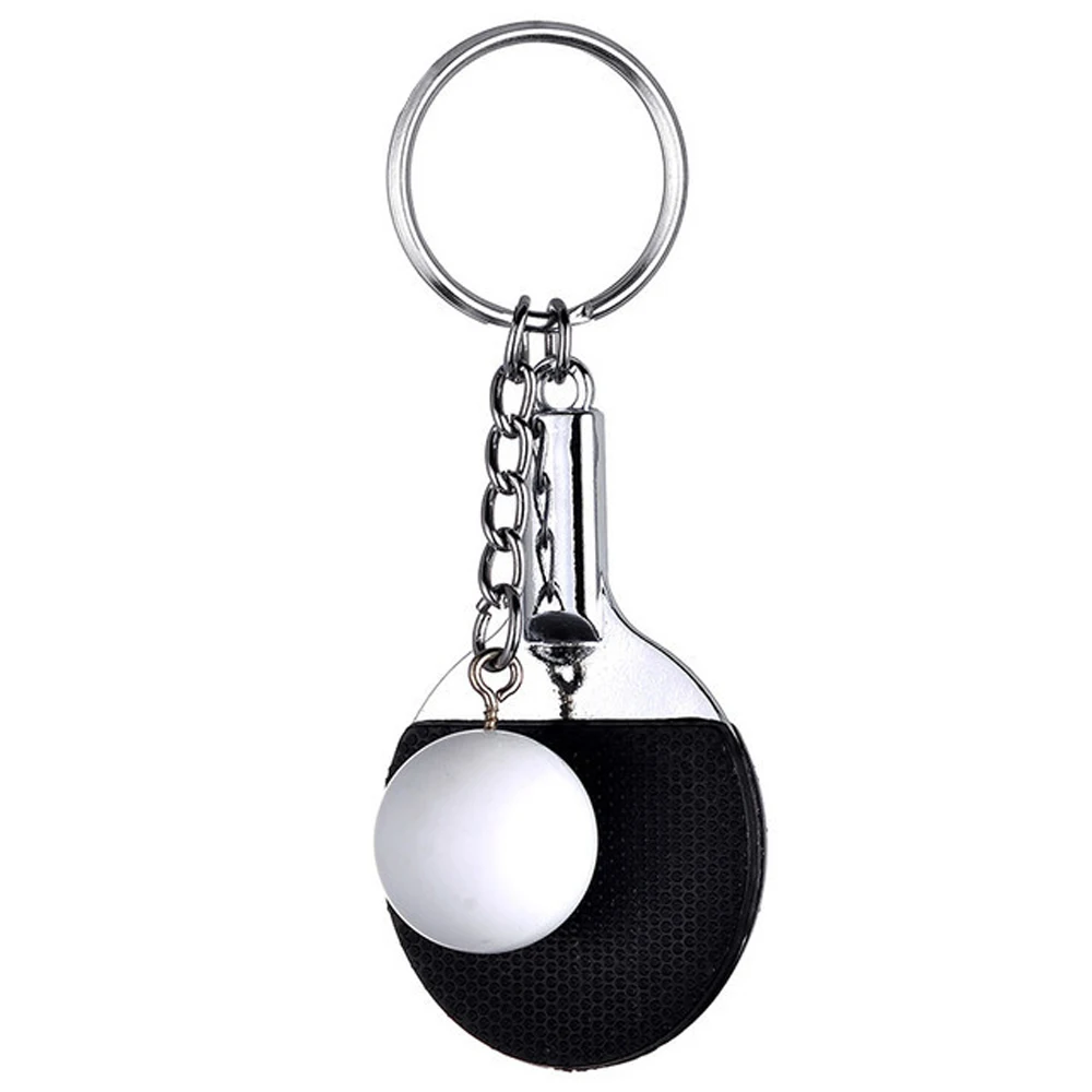 

Accessories Pendant Tennis Ball 7 Color Bowling Sports Keyring Table Tennis Racket Table Tennis Keychain Ping Pong Key Ring