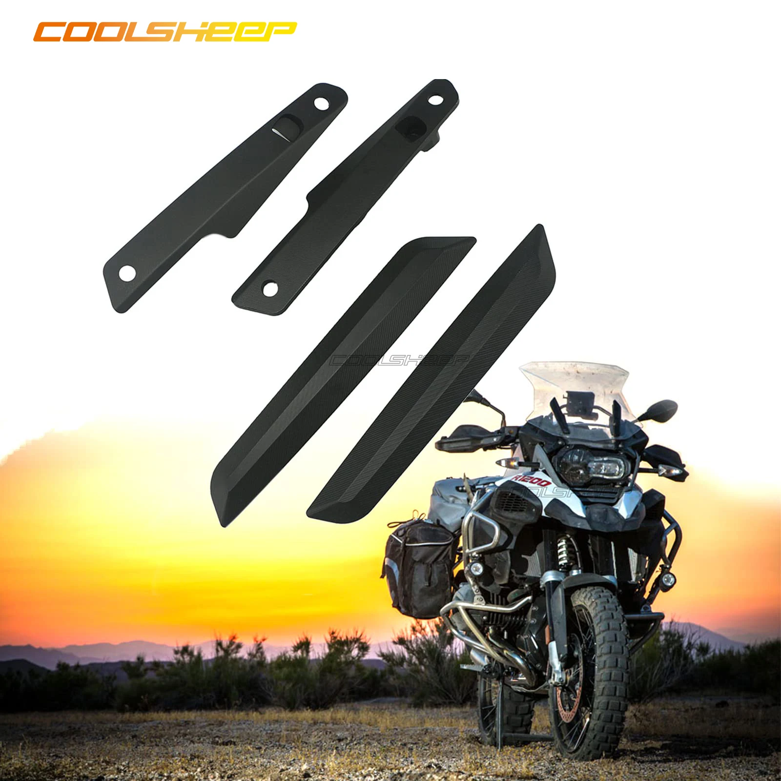 For BMW R1200GS LC R1250GS Adventure Windshield WindScreen Trim Strip R1200 R1250 Adventure Motorcycle Bracket Wind Screen Holde