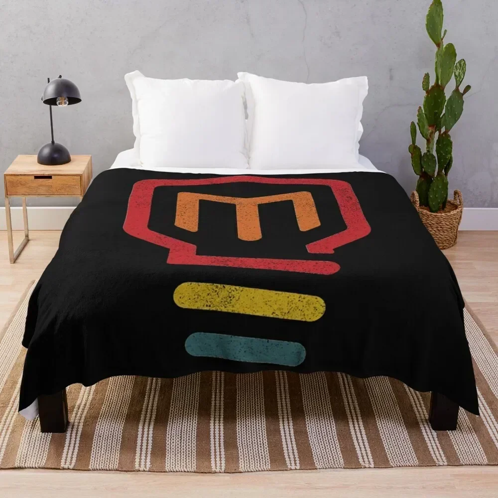 

mark rober retro vintage Throw Blanket Stylish Decor Blanket Gift for Friends Roommate