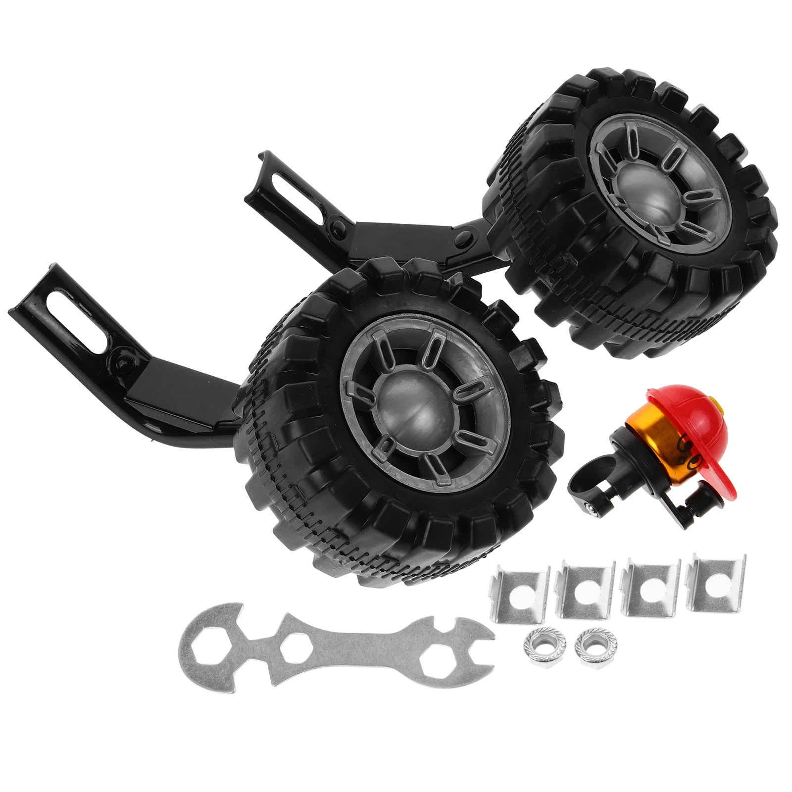 

Bike Training Wheels Auxiliary Stabilizer Kids Safety Balance Accessories Durable Material Easy Assemble Two Wheel Confidence