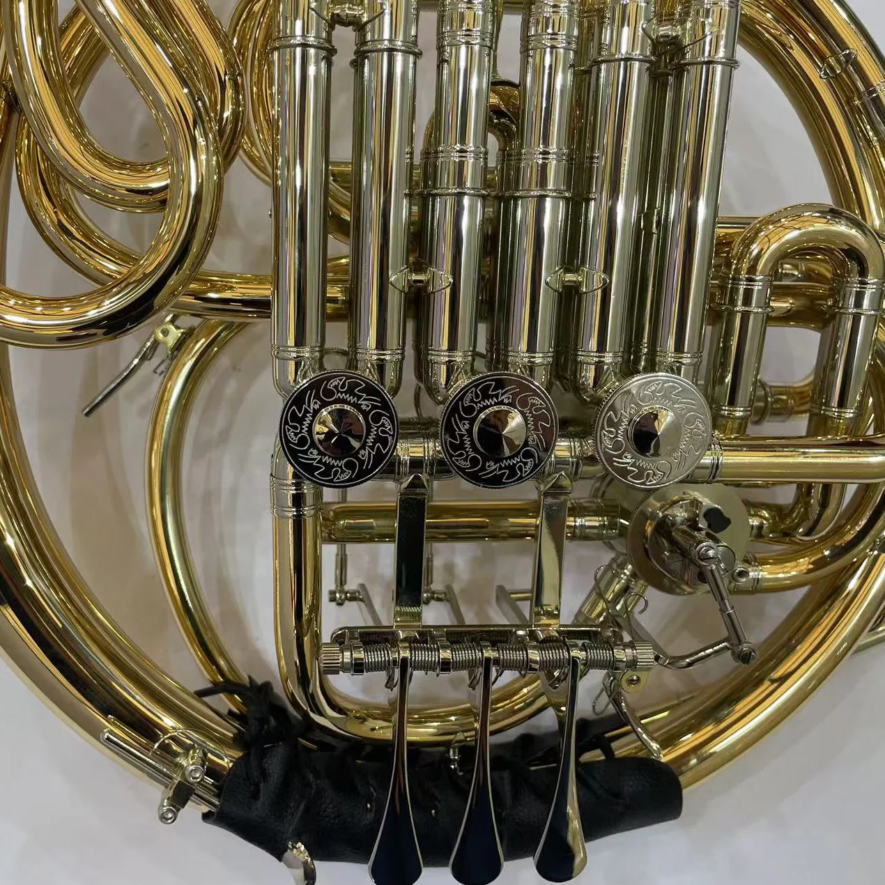 Higher Standard H85 Brass OEM Production Professional Player Gold Lacquer Double French Horn