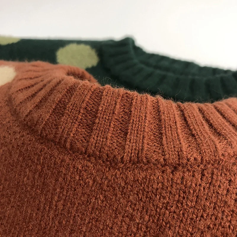 MILANCEL Herbst Winter Vintage Look Kinder Jungen Pullover Polka Dot Mädchen Strickwaren Outwear Jungen Pullover für 1-6Y – Detail 14