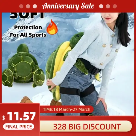 스키 엉덩이 보호대 바지, 추락 방지, 엉덩이 롤러 스케이트, 아이스 스쿠터 스포츠, 어린이 보호 기어, 귀여운 무릎 거북이