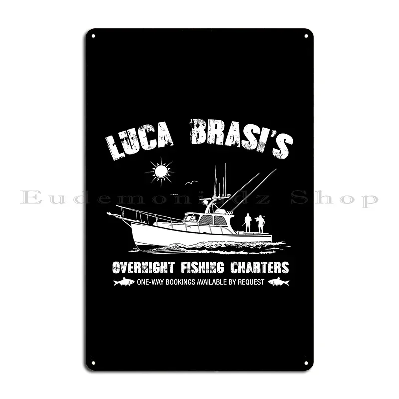 Luca Brasi Metal Plaque Printed Party Wall Decor Party Cinema Tin Sign Poster