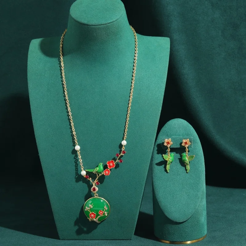 vintage-green-enamel-bird-branch-jewelry-sets-necklace-earrings-luxury-retro-classic-elegant-brand-daily-gifts-trends-2026