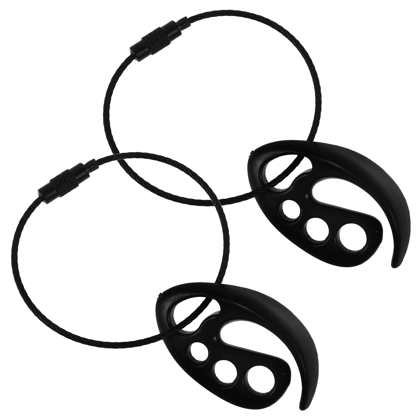 

2pcs Portable Flying Clip Compact Plastic Carrier Wear-Resistant Lightweight Outdoor Disc Holder Convenient Disc Accessory