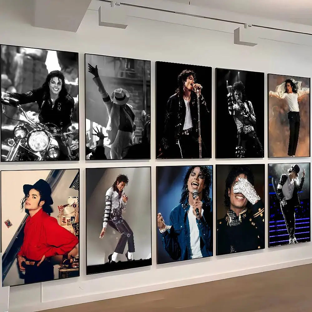 Singer M-Michael J-JacksonS Poster Posters Decorative Paintings Study Bedroom Bar Background Wall Murals Gifts