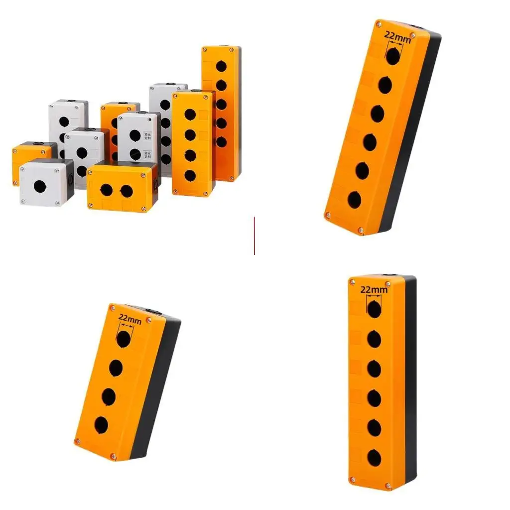 

652F Sturdy Yellow Control Button Box Protective Enclosure with Dustproof and Waterproof Design for Outdoor Equipment