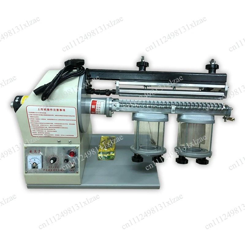 Industrial Cup Gluing Machine - Double-Sided Adjustable Speed Yellow Glue Applicator for Carton Jewelry Leather