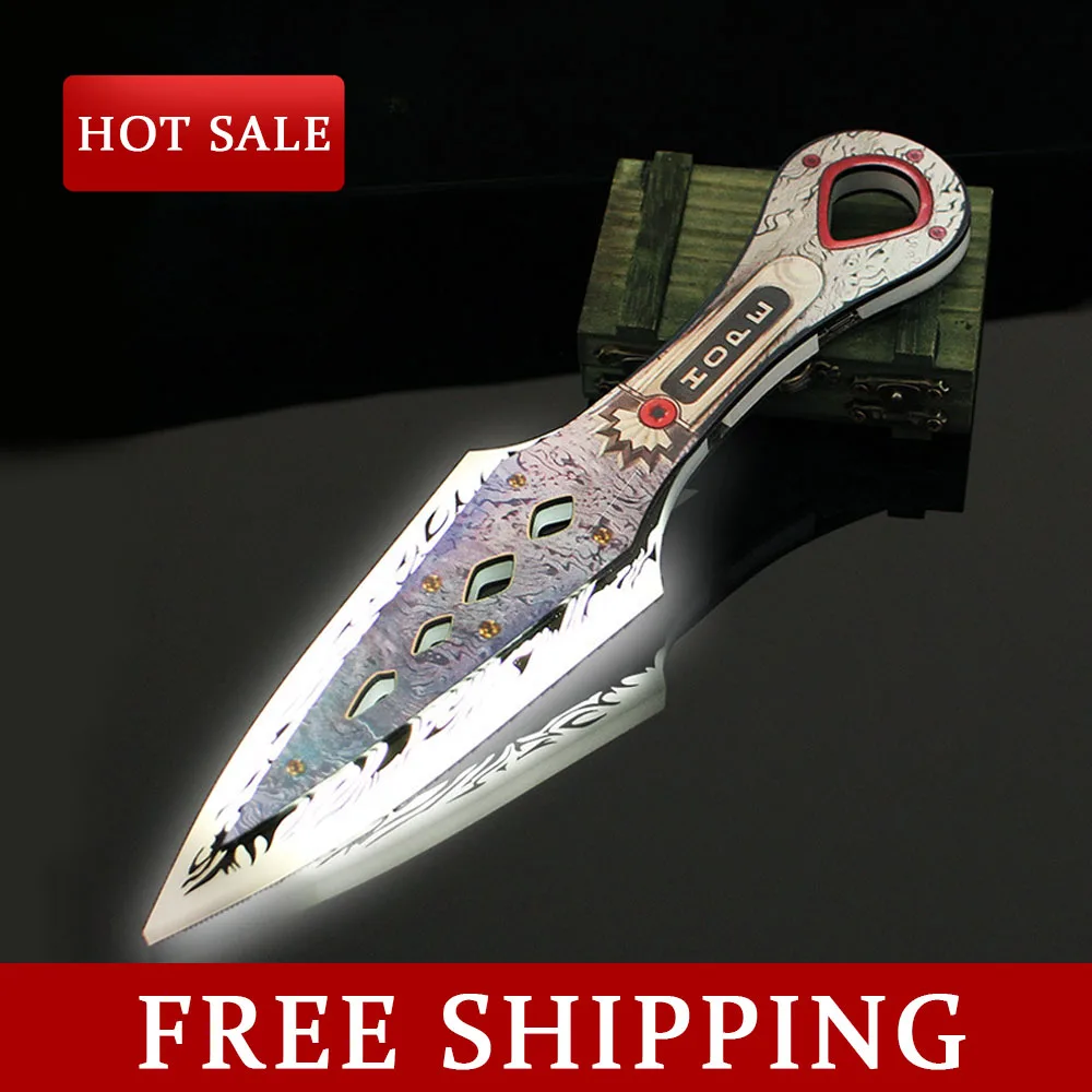 30CM APEX Legends Heirloom Weapons Wraith Kunai Acrylic Sword Game Peripherals Model Charging Luminescence Cosplay Knife Boy Toy