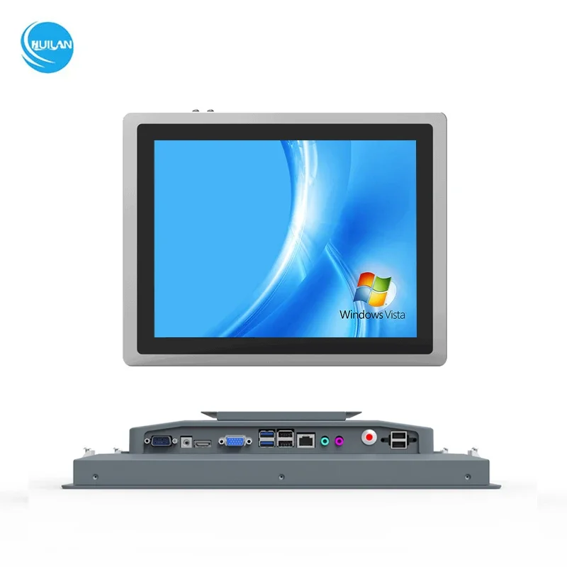 Pabrik OEM ODM PC Industri 19 Inci IP65 Tahan Air Panel Depan Layar Sentuh Terintegrasi PC Panel Industri