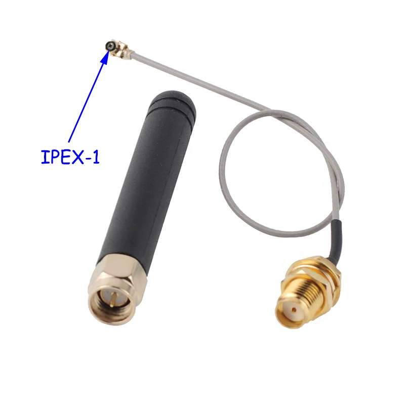 Imagem -02 - Ipex para Conector Sma Antena Lora 915mhz U.fl Iot Lora32u4 ii Módulo Wifi Módulo Placa Pcs