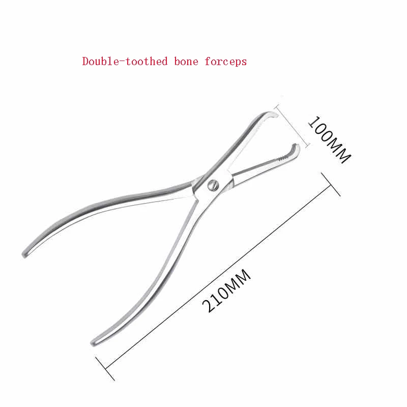 Urządzenie medyczne ortopedyczne, kleszcze do trzymania kości z dwoma lub czterema zębami Kleszcze do redukcji złamań ze stali nierdzewnej