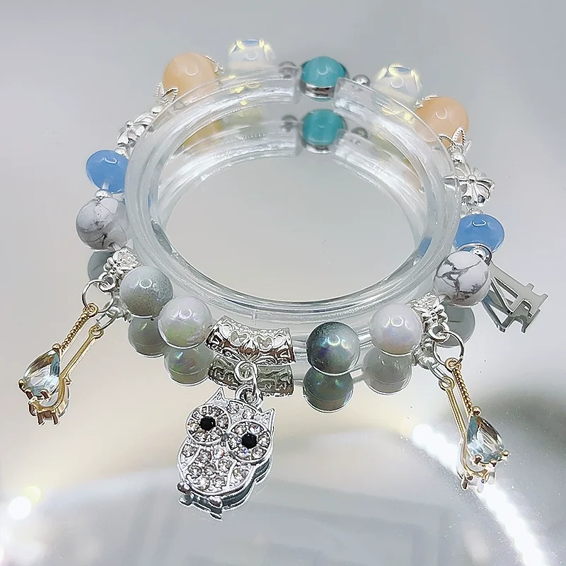 أنيمي الهوية الخامس إيلي كلارك سمة الانطباع الرياح تأثيري الكرتون لطيف حزام اليد سوار سلسلة اليد جمع هدية مزخرفة