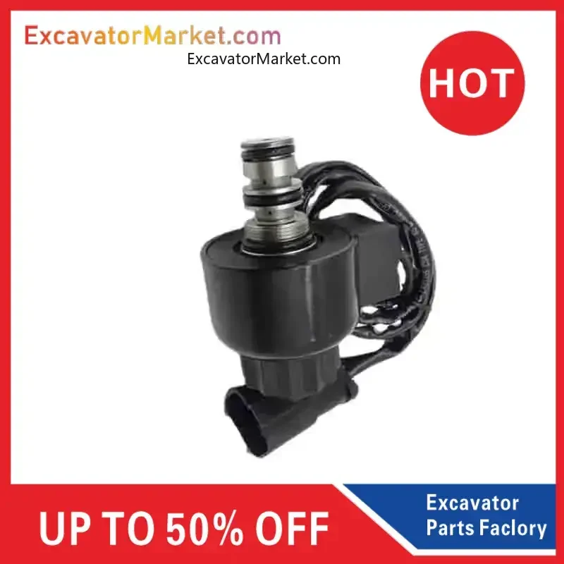 

For excavator 2036042240 Excavator Swing/Rotary Solenoid Valve for Komatsu PC60-5 PC60-6 PC120-5