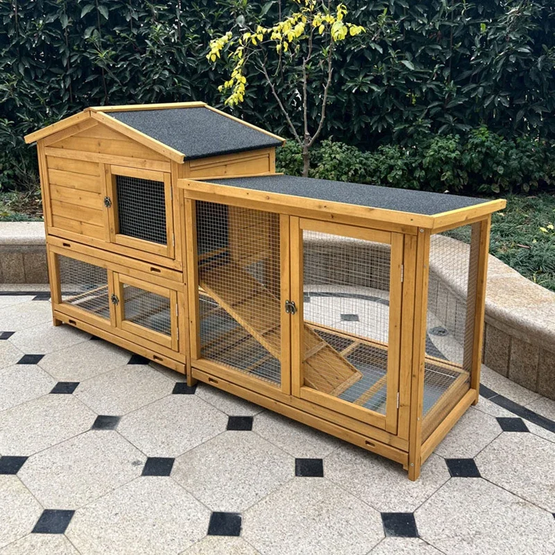 High Quality Large Wood Chicken Coop for Outdoor Mobile Chicken Coops for Farm Henhouse Cages for Laying Hens