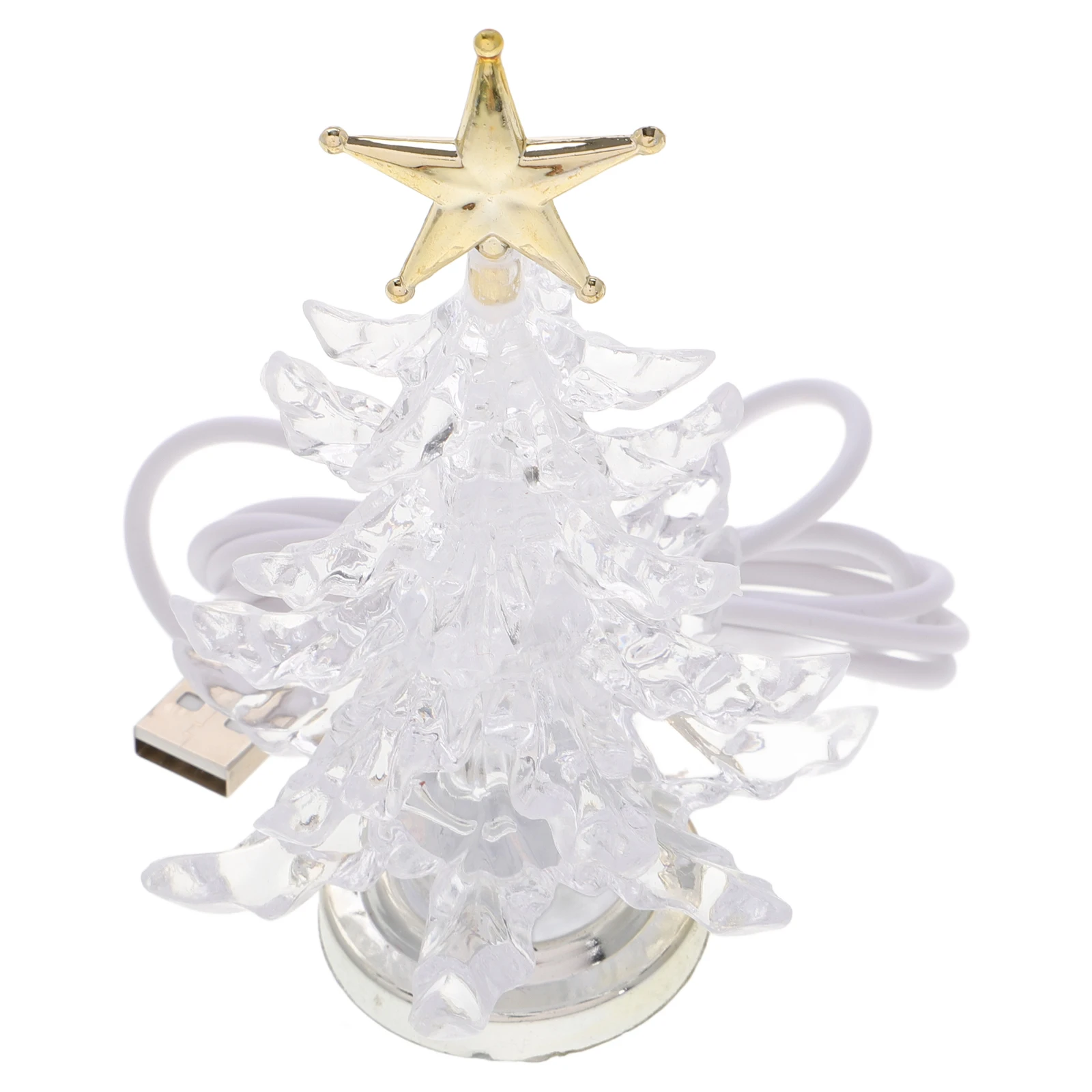 

Christmas Tree Light LED Mini Lamp for Bedroom Living Room Kids USB Fairy RGB Color Night Light Bedside Lights