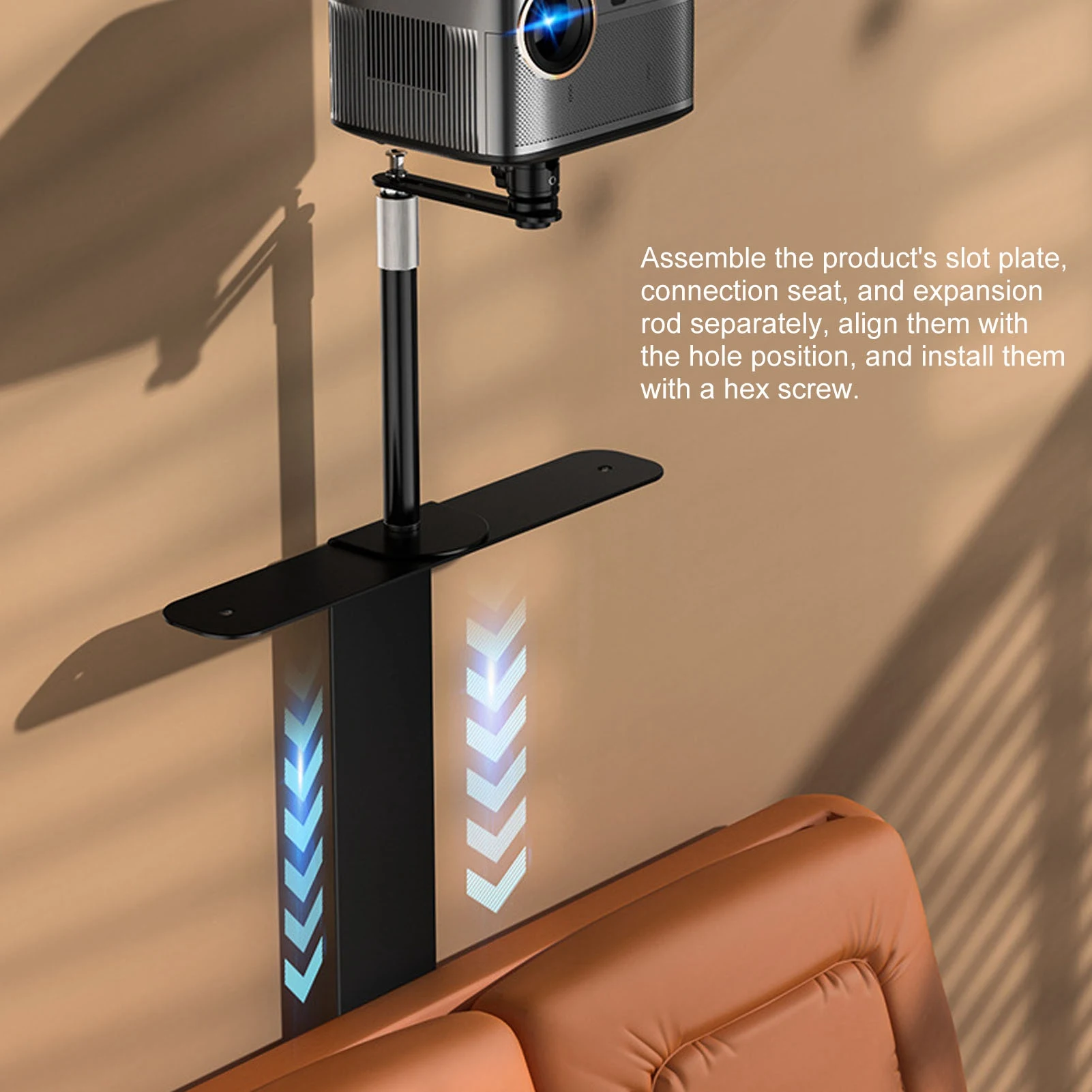 

Настольная подставка для проектора на кровать/диван, вращающаяся на 360 градусов, для дома