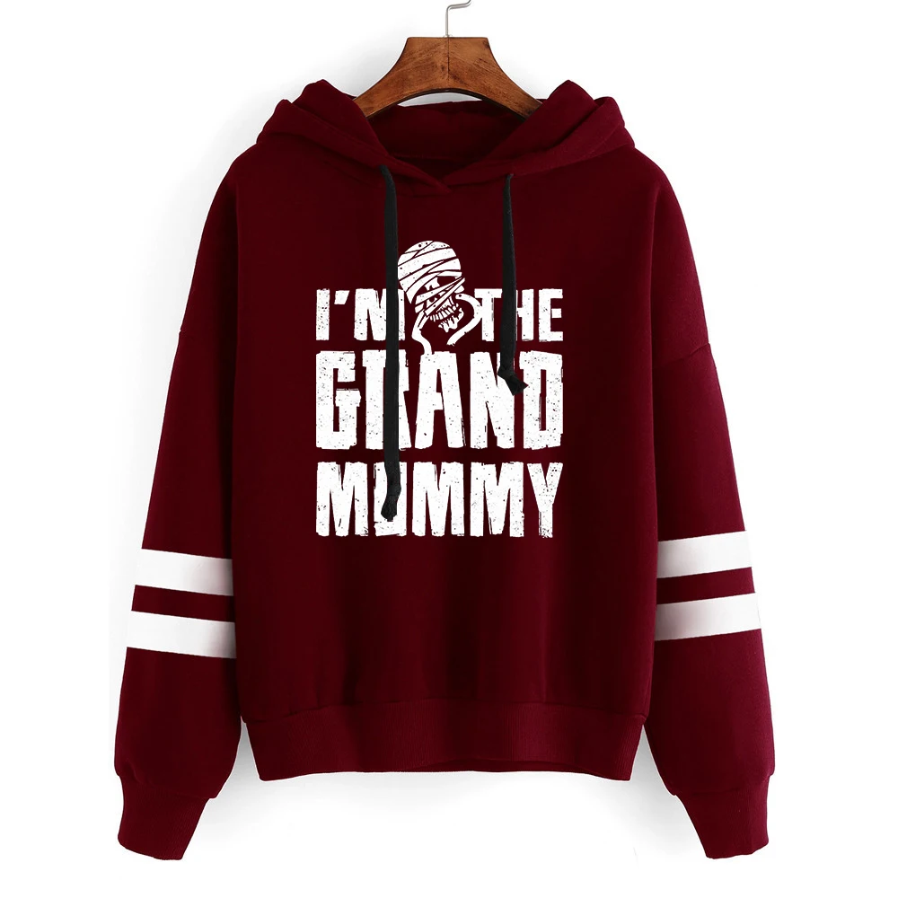 Grandma Halloween Sweatshirt Funny Halloween Hoodies for Grandmothers Trick Women Clothing Casual Kawaii Clothes