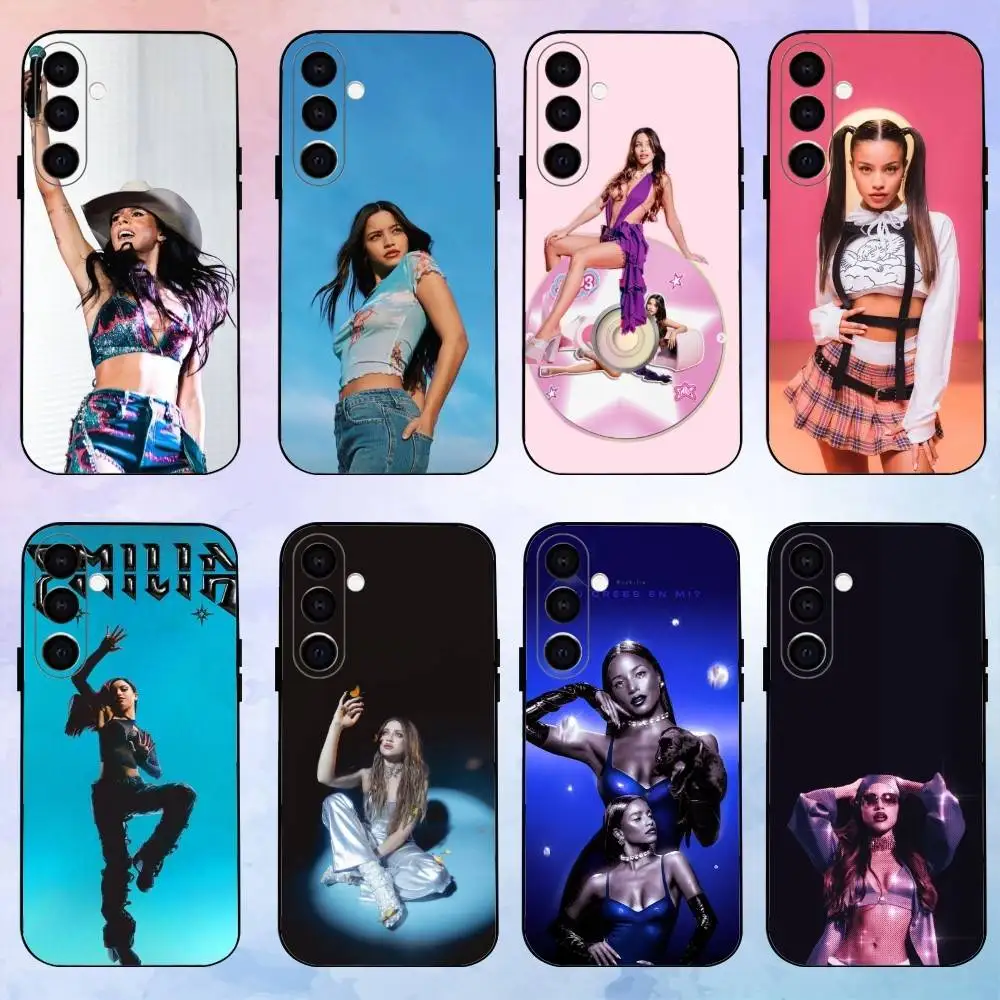 

Black White Horses Phone Case For Samsung Galaxy A73,31,32,72,41,53,52,71,22,Soft Black Cover2G