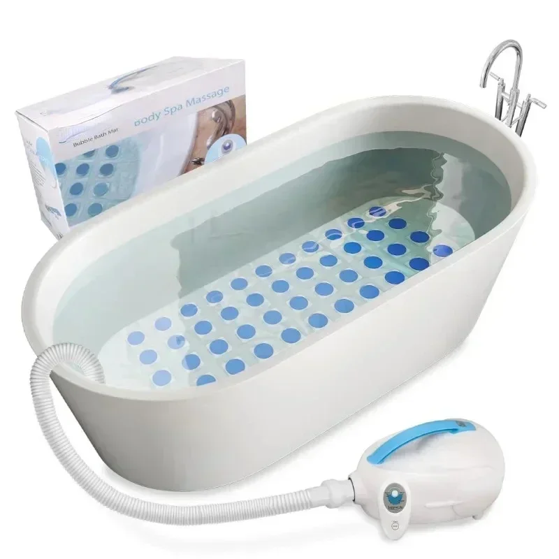 

Hot Sale.Hot Sellers.Portable Spa Bubble Bath Massager - Thermal Spa Waterproof Non-slip Mat with Suction Cup Bottom, Motorized