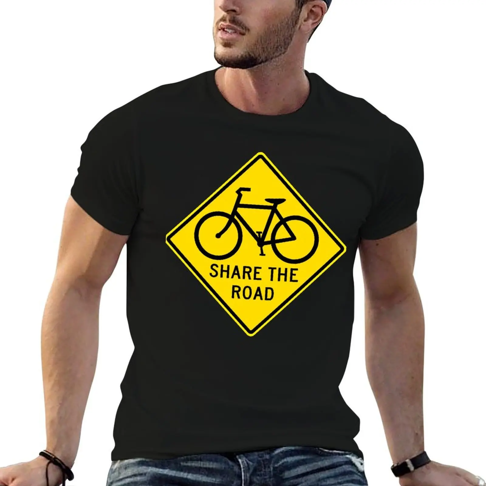 Share the Road T-Shirt Man t-shirt graphic shirts mens graphic t-shirts pack