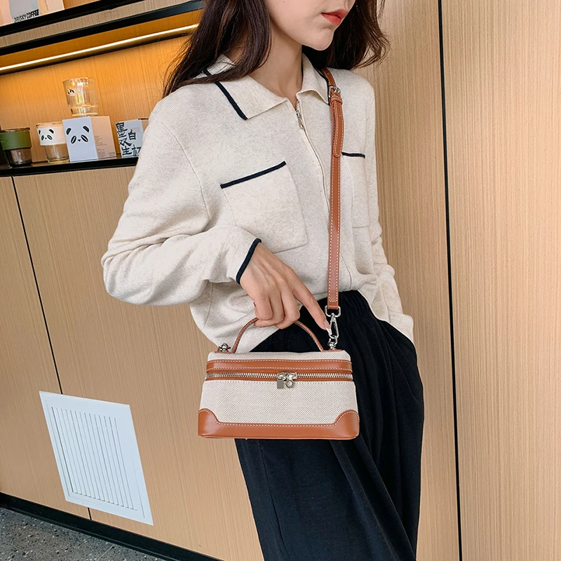 

Luxury Designer Leather Crossbody Bag For Women Elegant Shoulder Purse Ladies Handbag Classic Tote Messenger Bag
