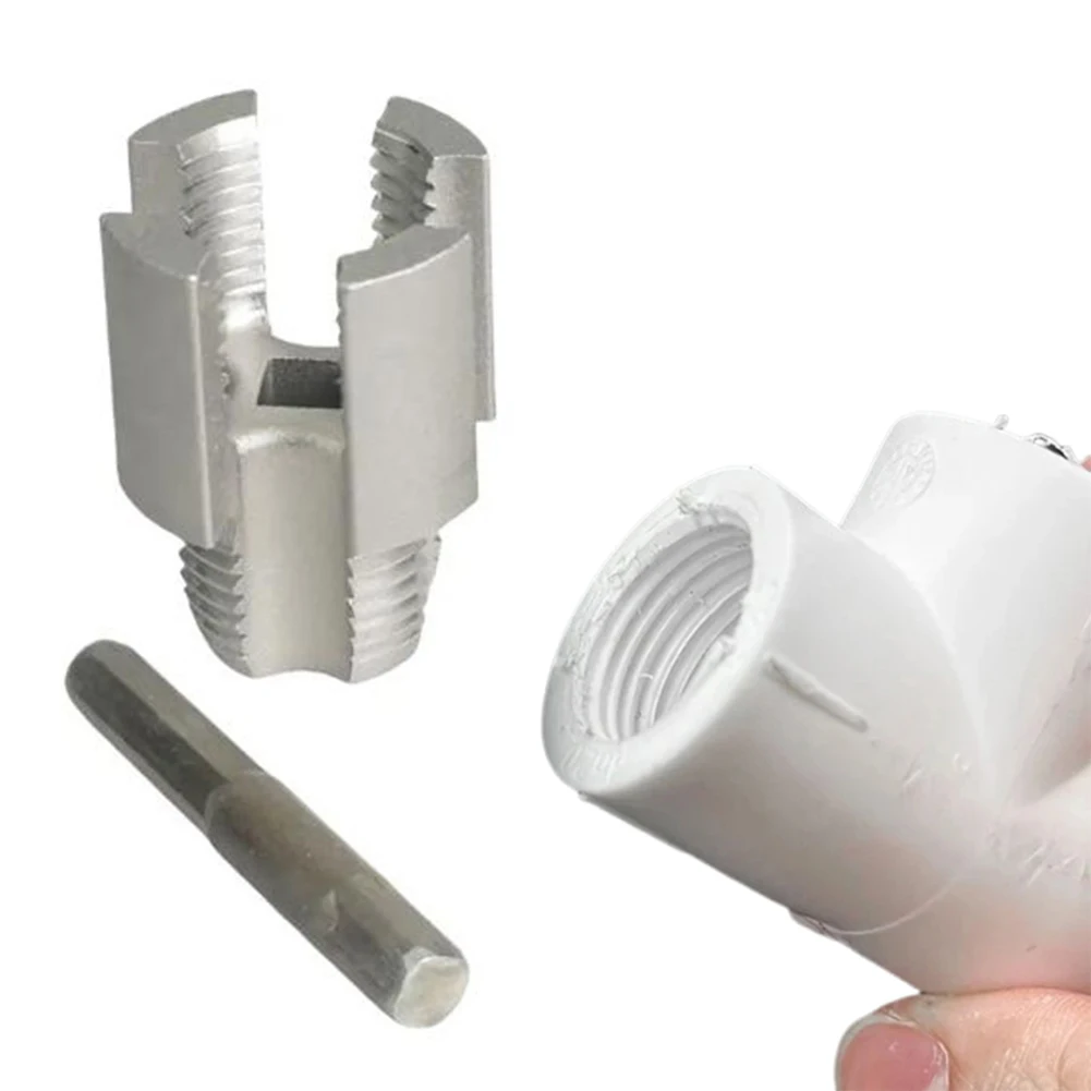 DN15 DN20 Pipe Threading Tool Hex Shank Die Internal External Threads 1/2&3/4 Water Pipes PPR PVC MPP Manganese Steel Detachable