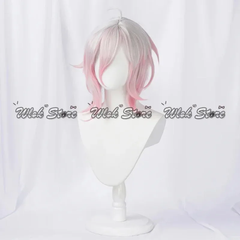 Game Briar Cosplay LOL Wig Outfit Battle Suit Women Halloween Party Carnival Roleplay Costume Briar White Pink Gradient Hair