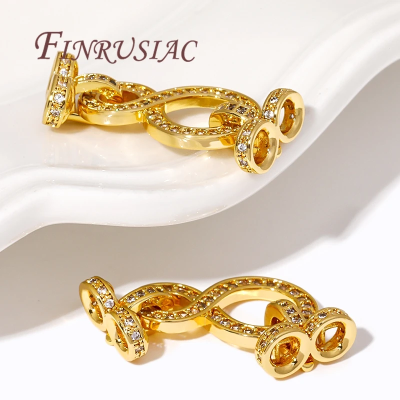 18K Gold Plated Connector Clasp For Jewelry,Fastener Clasps Connectors For Bracelets