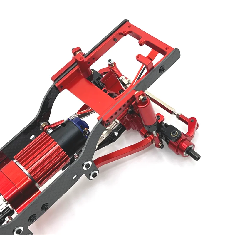 Metal Upgrade Tail Beam Servo Compartment Suspension Bracket RC Car Parts For MN 1/12 D90 D91 D96 MN98 MN99S RC Car Accessories