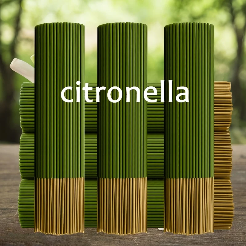 20/40/80/200 Extended Lemongrass Oil Lemongrass Sticks, Suitable for Home, Camping, and Yard Use