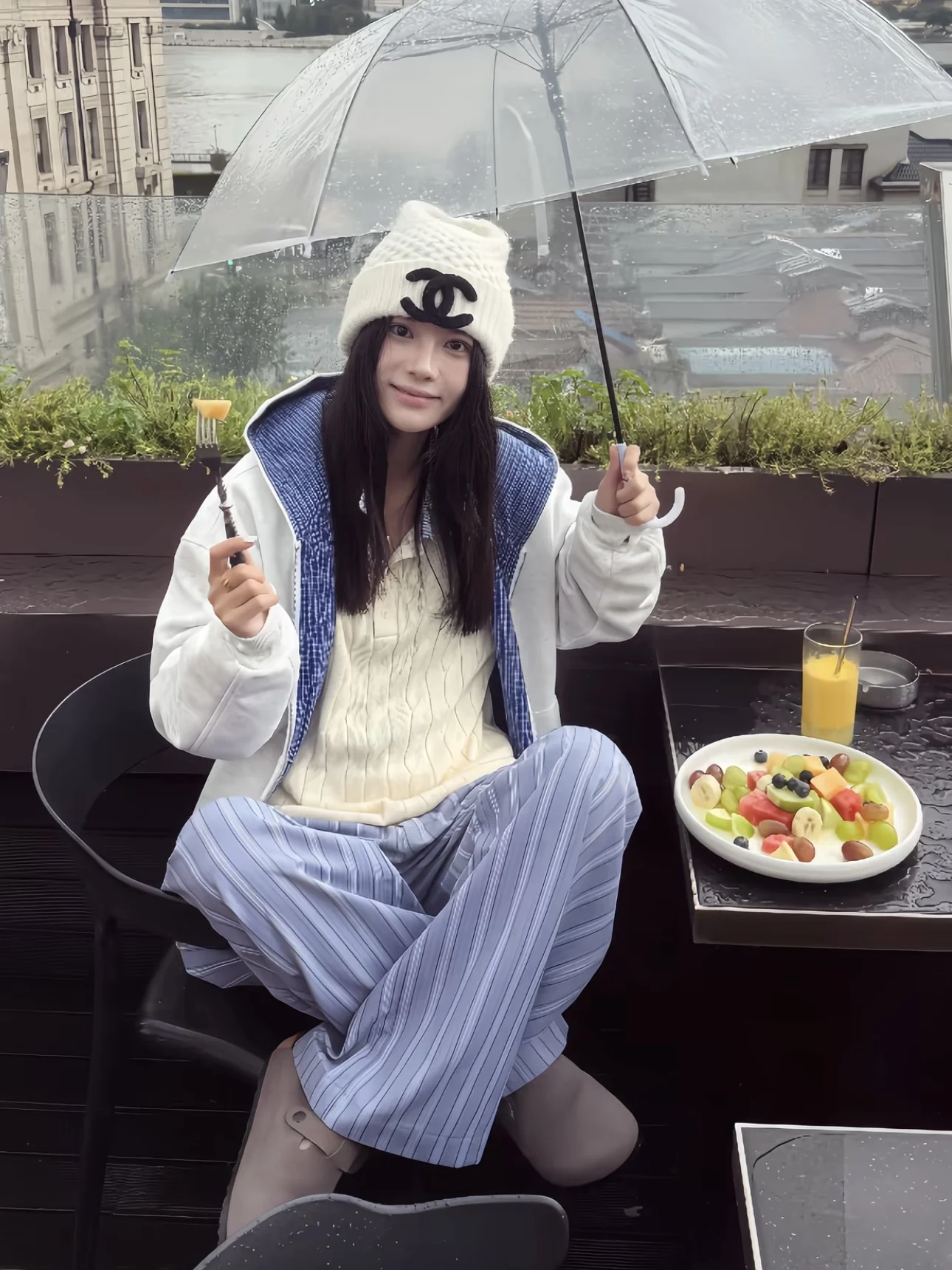 Cleanfit الأمريكية Sle ركاب على الوجهين ارتداء منقوشة مقنعين سترة مفتوحة البلوز الرجال النساء الخريف الشتاء بنطال ذو قصة أرجل واسعة