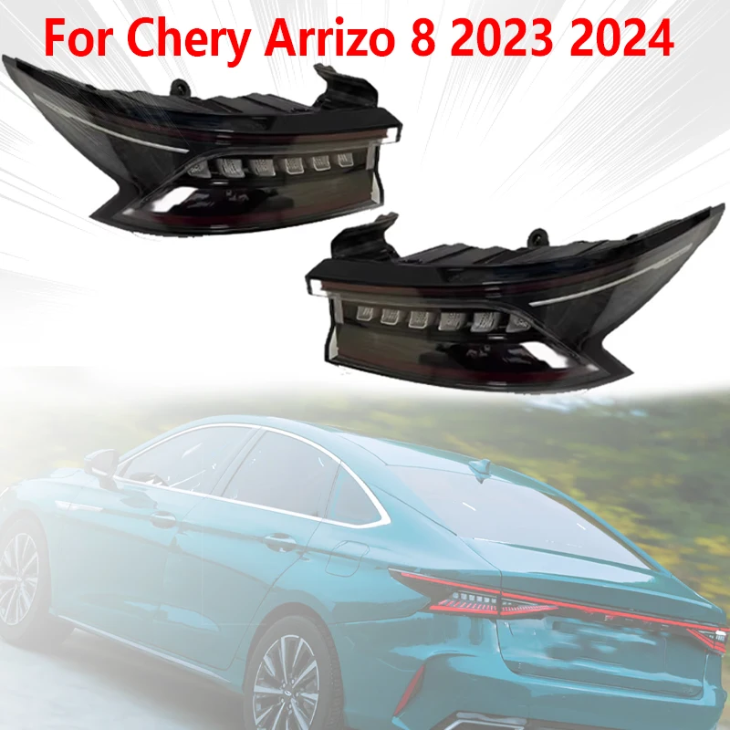 For Chery Arrizo 8 2023 2024 Auto Parts Reverse Light Assembly Turn Signal Bumper Rear Headlight Brake Warning Light