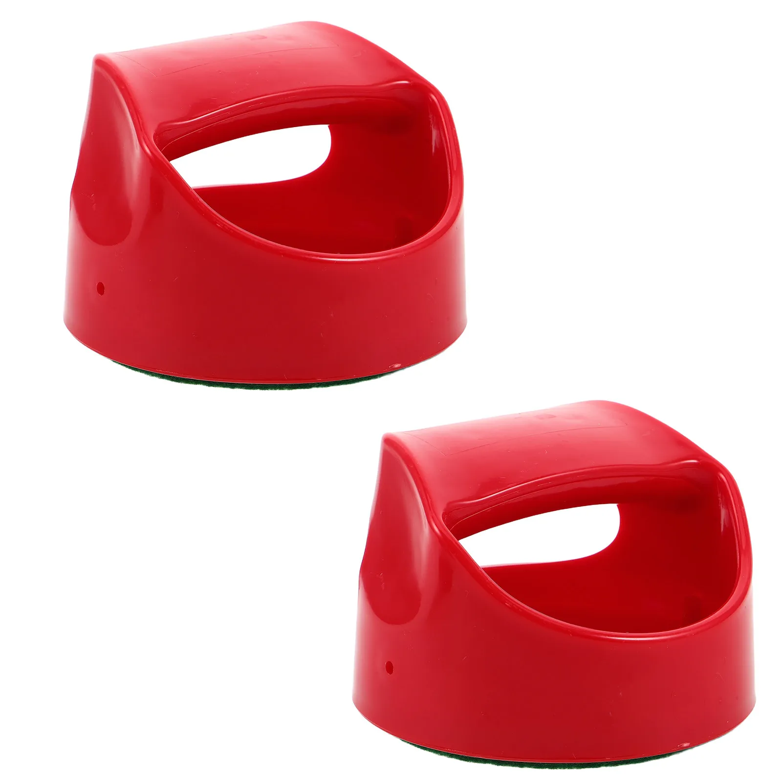 2Pcs Air Hockey Paddles Replacement 100Mm Pushers Lint Pads Tabletop Game Accessories for Home Air Hockey Pushers