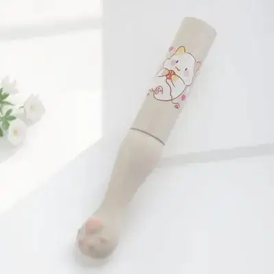 

Silicone Cat Claw Lip Brush Cute Paw Design Smooth Application Lidded Reusable Applicator for Lip Gloss Makeup Tool Portable