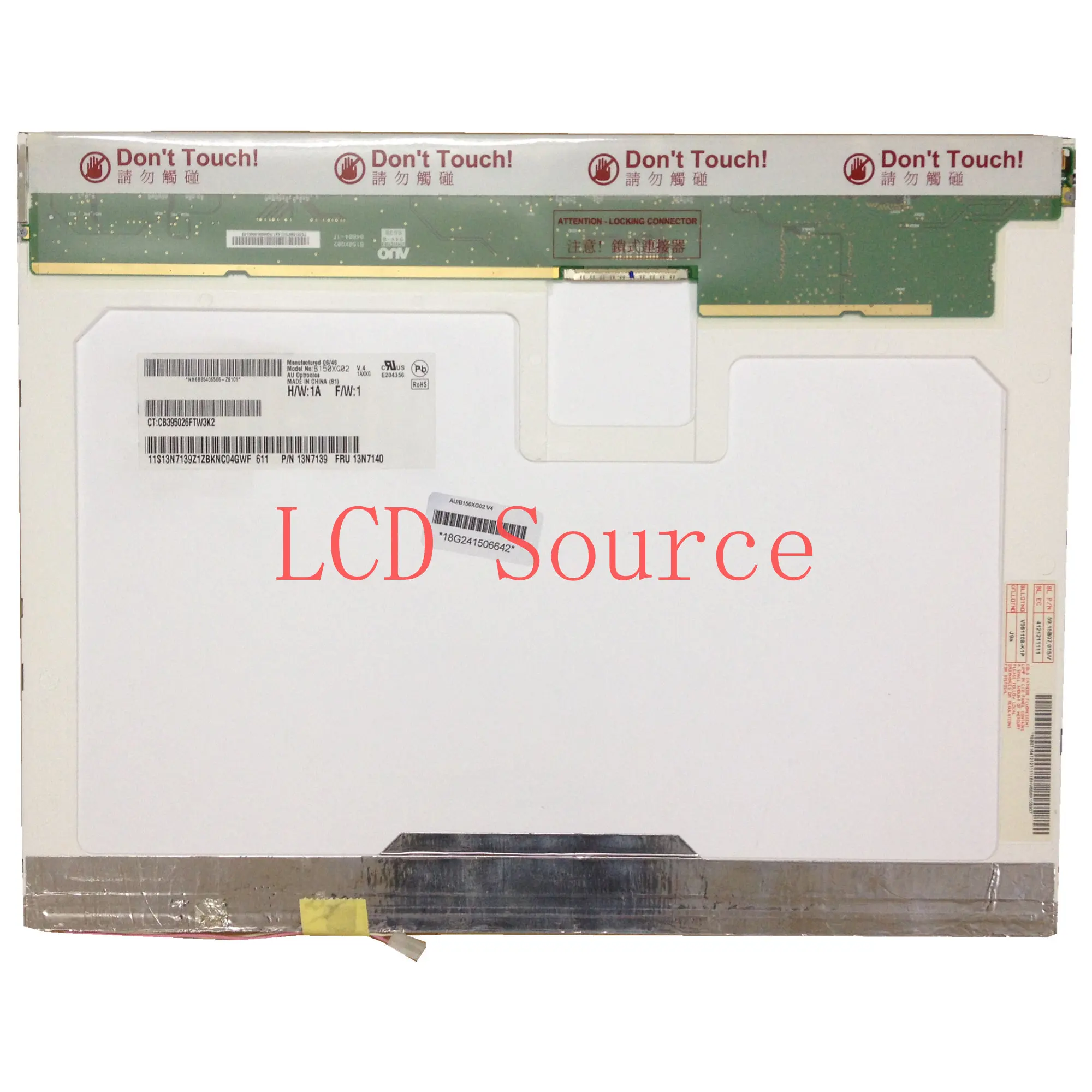 B150XG02 V.4 fit B150XG01 LP150X05 B150XG08 LP150X09 N150X3-L09 L07 L08 30PIN 15.0inch Laptop LCD Screen