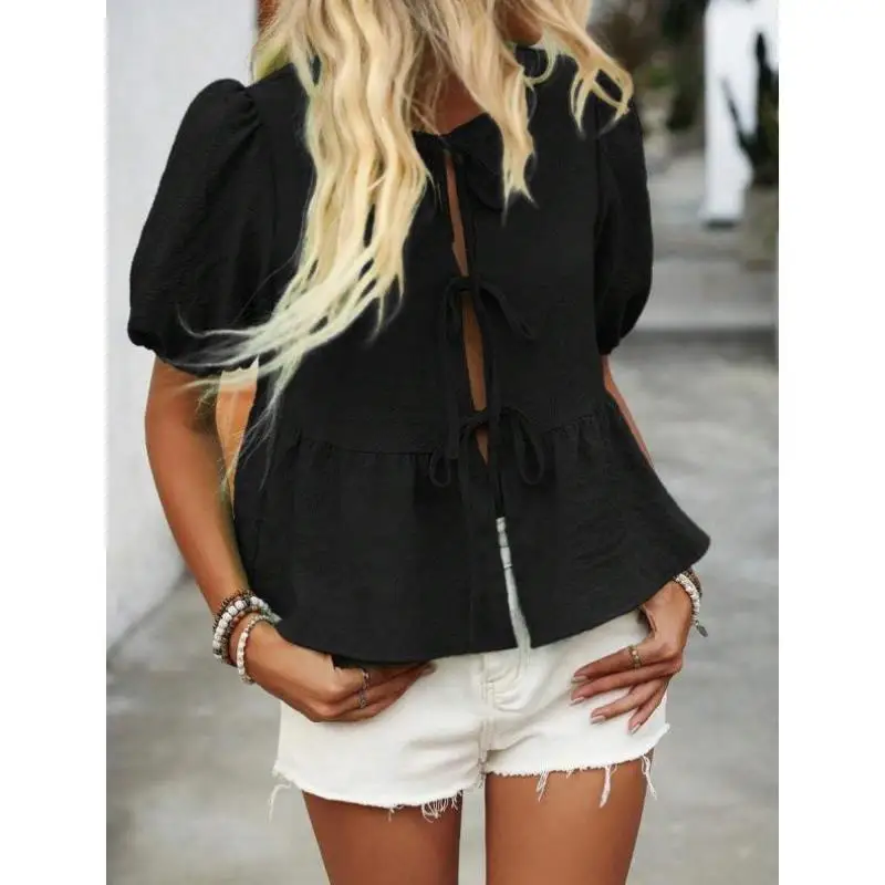 

Повседневная женская обувь Sve с рюшами и круглым подолом Ne Pure Color, новинка Sle, трансграничная эластичная талия, искусственная кожа, Thiened Seven-