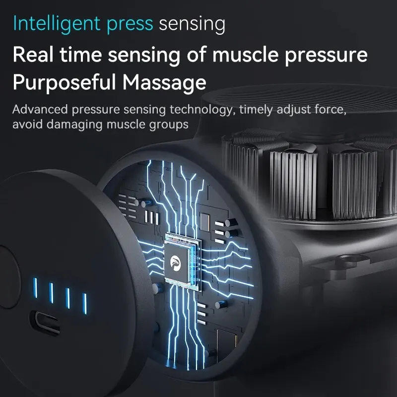 Booster V4 Massage Gun Portable Percussion Electric Massager for Neck Leg Deep Relief Body Fitness