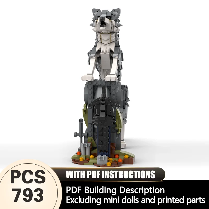 Creators Animal Series Model MOC Building Bricks Giant Wolf Modular Technology Gifts Holiday Assemble Children Toys Suit