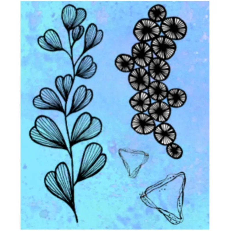 Leaf Transparent Clear Silicone Stamp/Seal for DIY scrapbooking/photo album Decorative clear stamp M1331