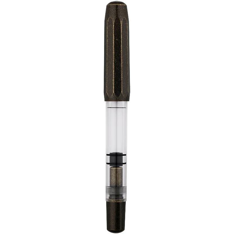 Majohn T1 Piston Fountain Pen EF/F/M/ Bent Nib, Metal Acrylic Office Gift Pen