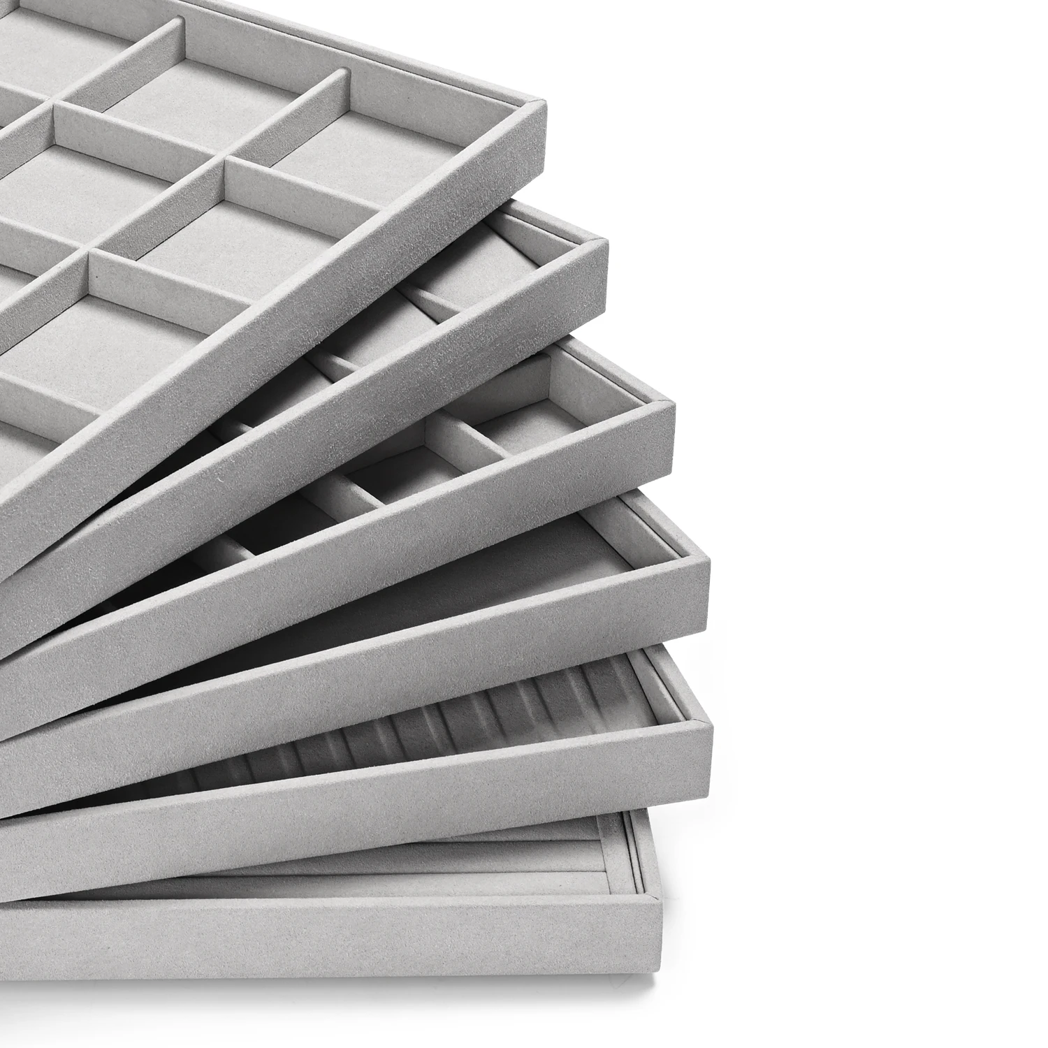 Oirlv Luxurious Jewelry Display Tray: Perfect for Showcasing Necklaces, Bracelets, Earrings, Rings, and Other Jeweler Organizer