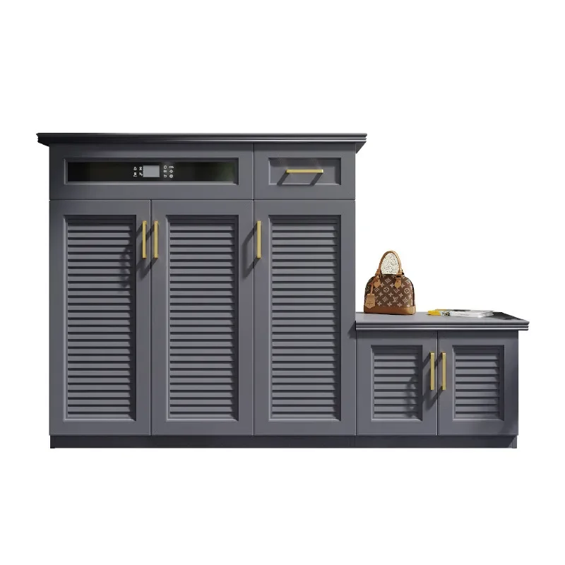 a-*Aluminum alloy disinfection and sterilization shoe cabinet balcony locker waterproof and sunscreen non-rusting balcony.