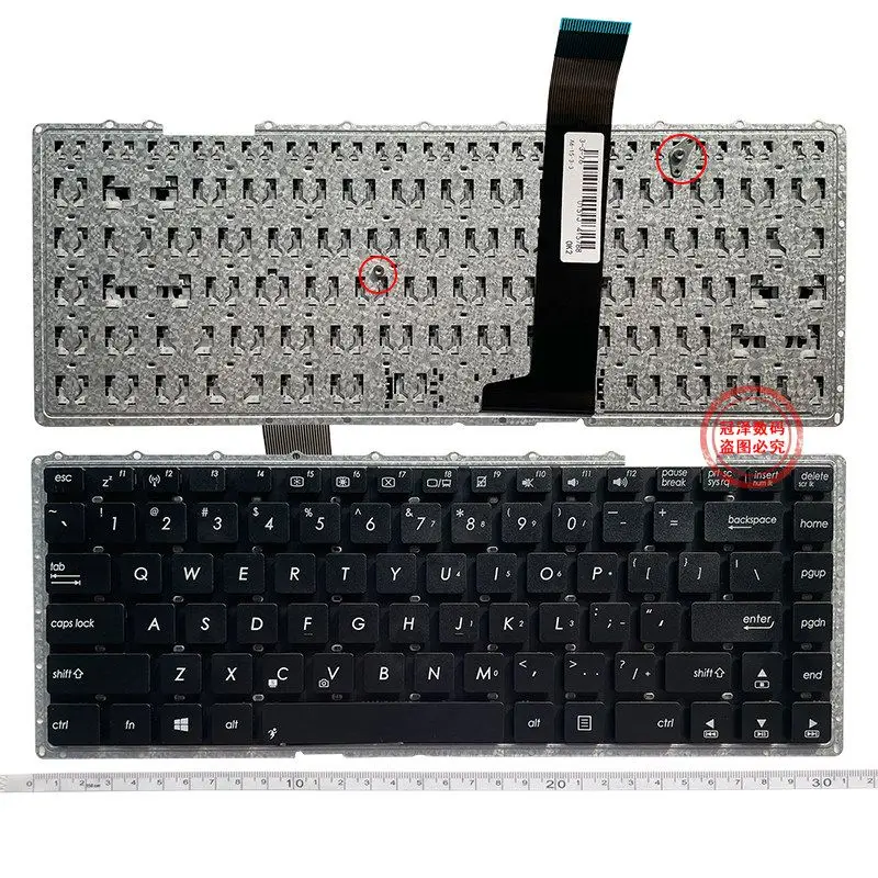 US Laptop Keyboard For ASUS X401 X401E X401EI X401EB X401A X401U F401 F401A F401U F401E W40C R412V A450C A450V A450Ld
