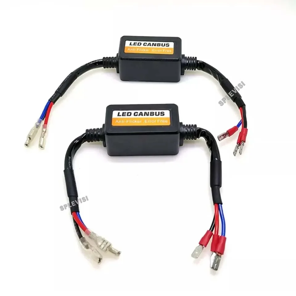 

2x 50w 12v H15 LED Bulb Canbus Warning Load Resistor Wiring Canceller Decoder accesorios para automóvil car led lights for car