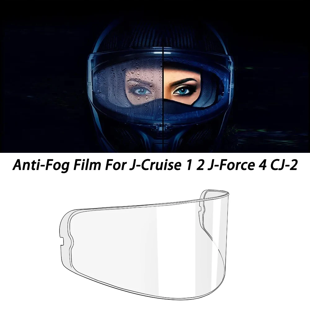 

Motorcycle Helmet Visor Anti Fog Film CJ-2 Visor Helmets Lens Film For Shoei J-Cruise 1 J-Cruise 2 J-Force 4